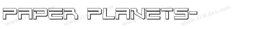 Paper Planets字体转换